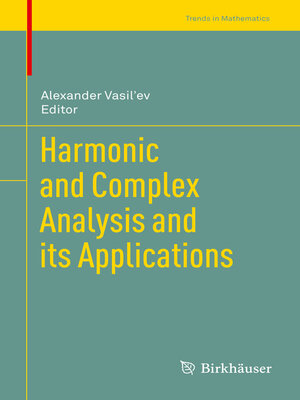 cover image of Harmonic and Complex Analysis and its Applications
